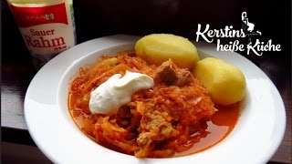 Kerstins heiße Küche - Szegediner Krautfleisch (Rezept)