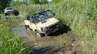 ЛуАЗ и JEEP Чермет-ТРОФИ в полном разгаре день-2 серия-2 off road 4×4