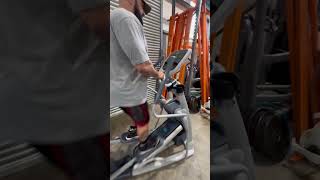 Precor Elliptical in action #fitness #gymequipment #gym #workout #elliptical #cardio #precor