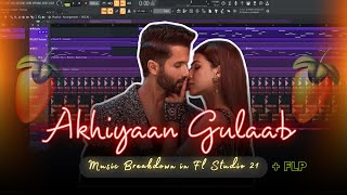 How To Make Akhiyaan Gulaab In FL Studio 21 +  FLP 🔥 | Tutorial For Beginners (Bengali)