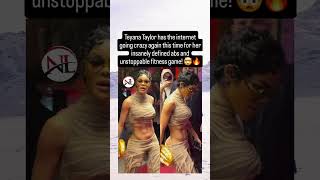 Teyana Taylor’s ABS Steal the Spotlight Again! 🔥 #shorts #TeyanaTaylor #trending #celebritynews