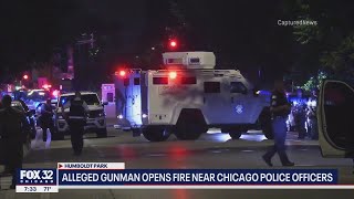 Alleged gunman opens fire near Chicago police officers in Humboldt Park