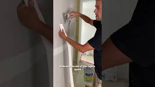 Beginner Drywall Tips! Taping Flat Joints