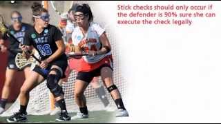 Women's Lacrosse Defensive Blocking