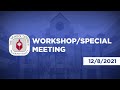 12.08.21 SDPBC Board Workshop/Special Meeting