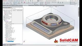 SolidCAM 5x Gravieren