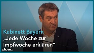 Bayerisches Kabinett: Folgen der Corona-Pandemie in Kitas und Schulen