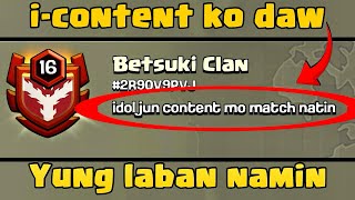 i-content ko daw yung laban namin sabi ng kalaban | JG 2nd clan