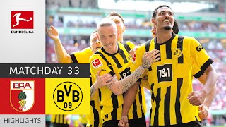 FC Augsburg - Borussia Dortmund 0-3 | Highlights | Matchday 33 – Bundesliga 2022/23