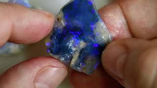 62.0 cts Australian Rough Opal  Parcel Lightning Ridge