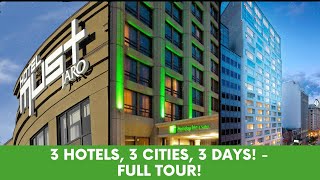 Hotel Must, Quebec City - Residence Inn, Montreal - Holiday Inn, Ottawa - Canada Staycation Vlog