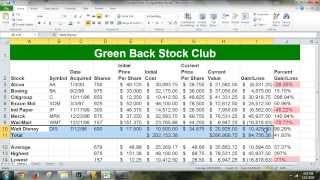 Microsoft Excel 2013 - Basic Formatting and Formulas