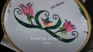 Border Embroidery design in Art Guru