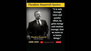 The 5 Best Theodore Roosevelt Quotes #shorts #quotescurio