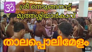 ശ്രീ നെടുങ്ങനാട്ട് മുത്തശ്ശിയാർകാവ് മണ്ഡലതാലപ്പൊലി മേളപ്പെരുപ്പം # കൊടുമുണ്ട #പട്ടാമ്പി #പാലക്കാട്‌