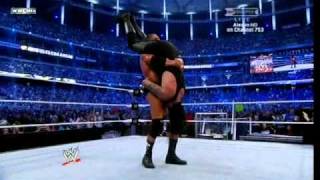 Triple H Tombstone Piledriver To The Undertaker WM27