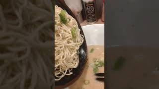 飯テロ 一風堂 ラーメン白丸 替え玉