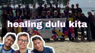 healing dulu kita  part2#funny #healing #mytripmyadventure #party #vlog #pantaiseribu