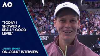 Jannik Sinner On-Court Interview | Australian Open 2024 Second Round