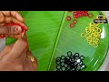 method of making small glass beads bangles garland chitti gajula mala bangles garland making