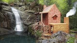 I Spent 120 Days Building a Handmade Brick Kiln to Build a House to Survive in the Forest_Full Video