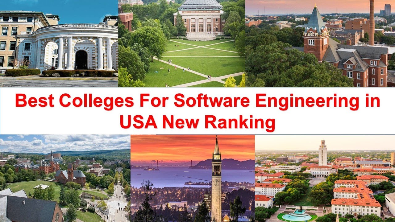 Best Colleges For Software Engineering In USA New Ranking - YouTube