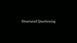 What does STRUCTURED INTERVIEW mean? STRUCTURED INTERVIEW meaning? what is Structured Questioning