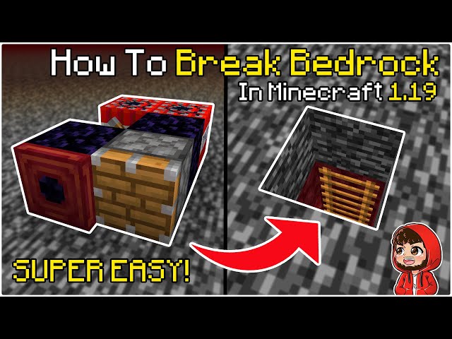How To Break Bedrock In Minecraft
