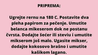 Čupavci od kokosa - od samo 3 sastojka - gotovi za 5 minuta! - Recept