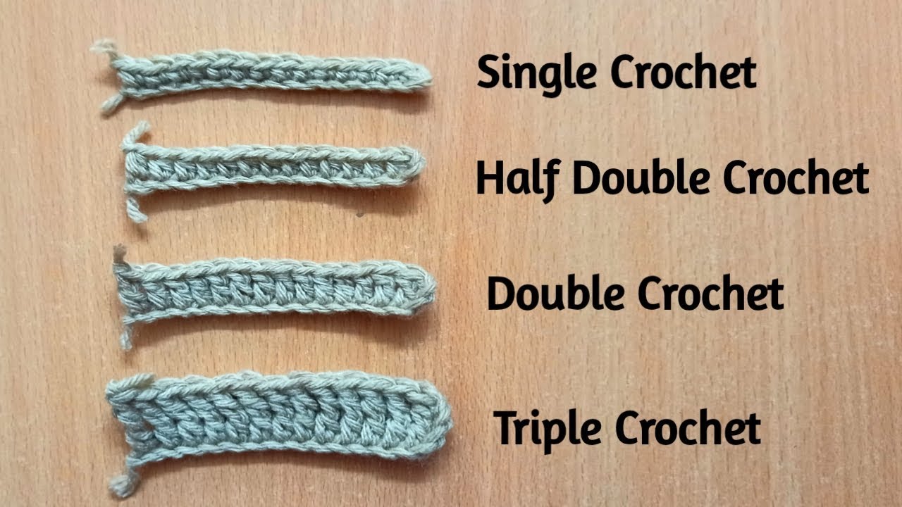 Printable Basic Crochet Stitches, How To Crochet 5 Easy Stitches To ...