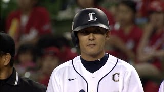 【プロ野球パ】岸に広島戦の勝利を！ 栗山が同点タイムリー 2015/06/11 L-C