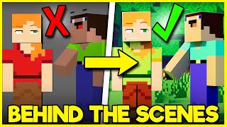 How did we make ANGRY ALEX? 🎵 -(Behind The Scenes) Minecraft Animation Music Video