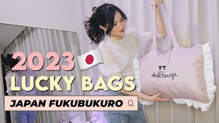 JAPANESE CLOTHING LUCKY BAGS 2023 TRY ON | Ank Rouge - was it worth it?