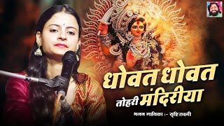 धोवत धोवत तोहरी मंदिरीया | Dhowat Dhowat Tohri Mandiriya | सृष्टि लक्ष्मी | Devi Geet