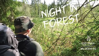 A night in a wildly beautiful Estonian forest