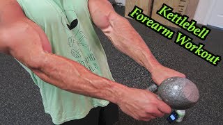 Intense 5 Minute Kettlebell Forearm Workout