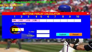 The Parlay Wager Calculator