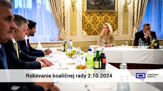 Koaličná rada 2.10.2024