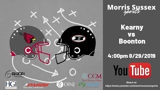 Live Stream Football Broadcast Kearny vs Boonton