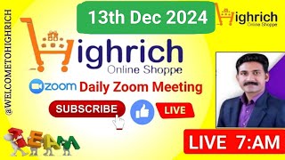 Highrich Commando Cobra Treaning 13th Dec Daily Live 7:am | Zoom Meeting | Watch Full Video#highrich