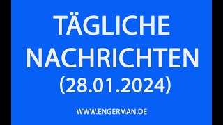 Deutsch lernen  mit Tägliche Nachrichten - Bahnstreik endet früher