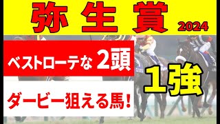 【弥生賞2024予想】＜枠順確定＆最終結論＞判で押したようなラップになるこのレースで、ベストなローテーションの２頭を推奨！