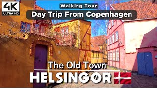 [4K] HELSINGØR (ELSINORE) OLD TOWN DENMARK - HOME OF HAMLET WALKING TOUR