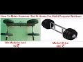 how to make hammer bar at home for multi purpose workout(हिंदी मे )