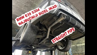 BMW E39 530D UGRADNJA STRAIGHT AUSPUHA I MJERENJE ZVUKA PRIJE I POSLIJE!!!