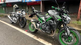 512km single day ride on gt650 & Z900