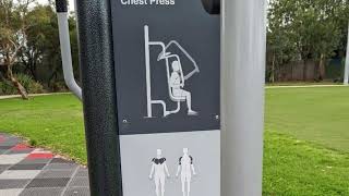 Outdoor Gym Park: Chest Press Machine