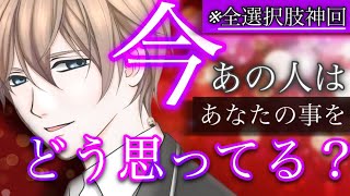 【全選択肢神回】今あの人はガチめにあなたの事をどう思ってる？徹底的に曝け出したら激ヤバすぎた...😭個人鑑定級細密リーディング🥀タロット/タロット占い恋愛/あの人の気持ち占いタロット/恋愛占い 😈🖤