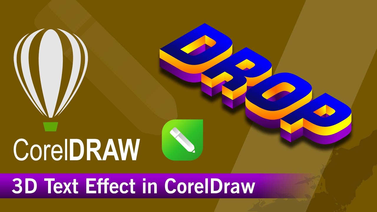 3d Text Effect In Coreldraw Tutorial By Ramzan Arts Youtube 3d Text Effect In Coreldraw Tutorial By Ramzan Arts Youtube