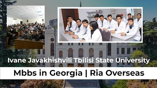 Ivane Javakhishvili Tbilisi State University | MBBSinGeorgia | RiaOverseas